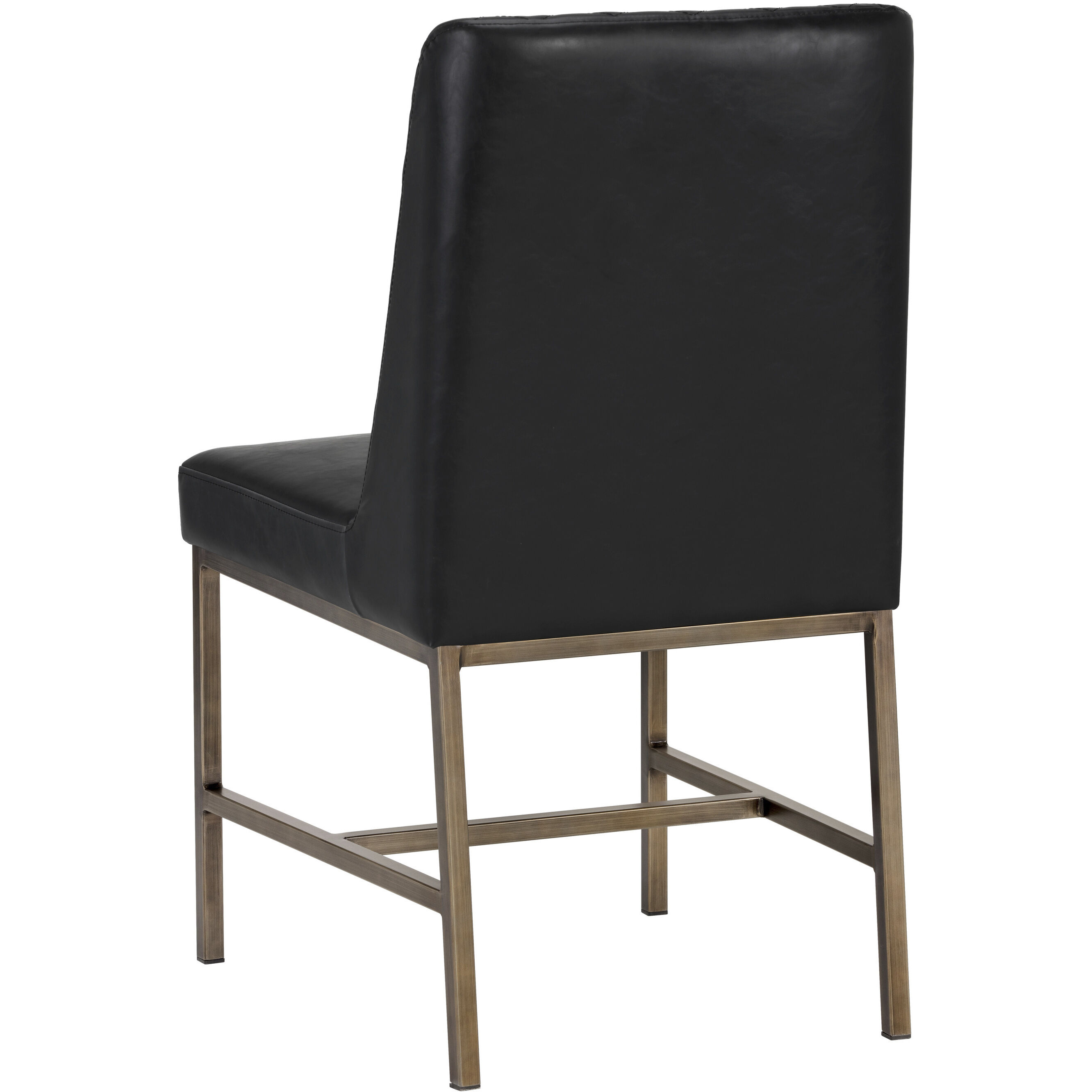 Leighland Coal Black Dining Chair, Set Of 2